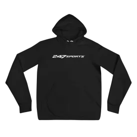 247Sports Logo White Adult Fleece Hooded Sweatshirt