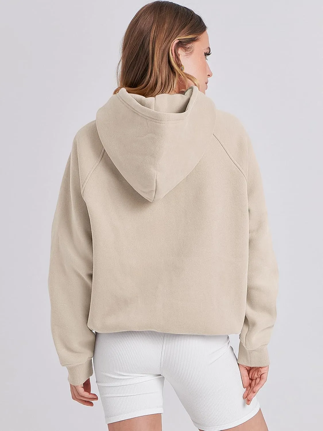 ANRABESS Women Hoodies Oversized Fleece Long Sleeve Comfy Casual Basic Pullover Sweatshirts 2025 Fall Outfits Y2K Clothes