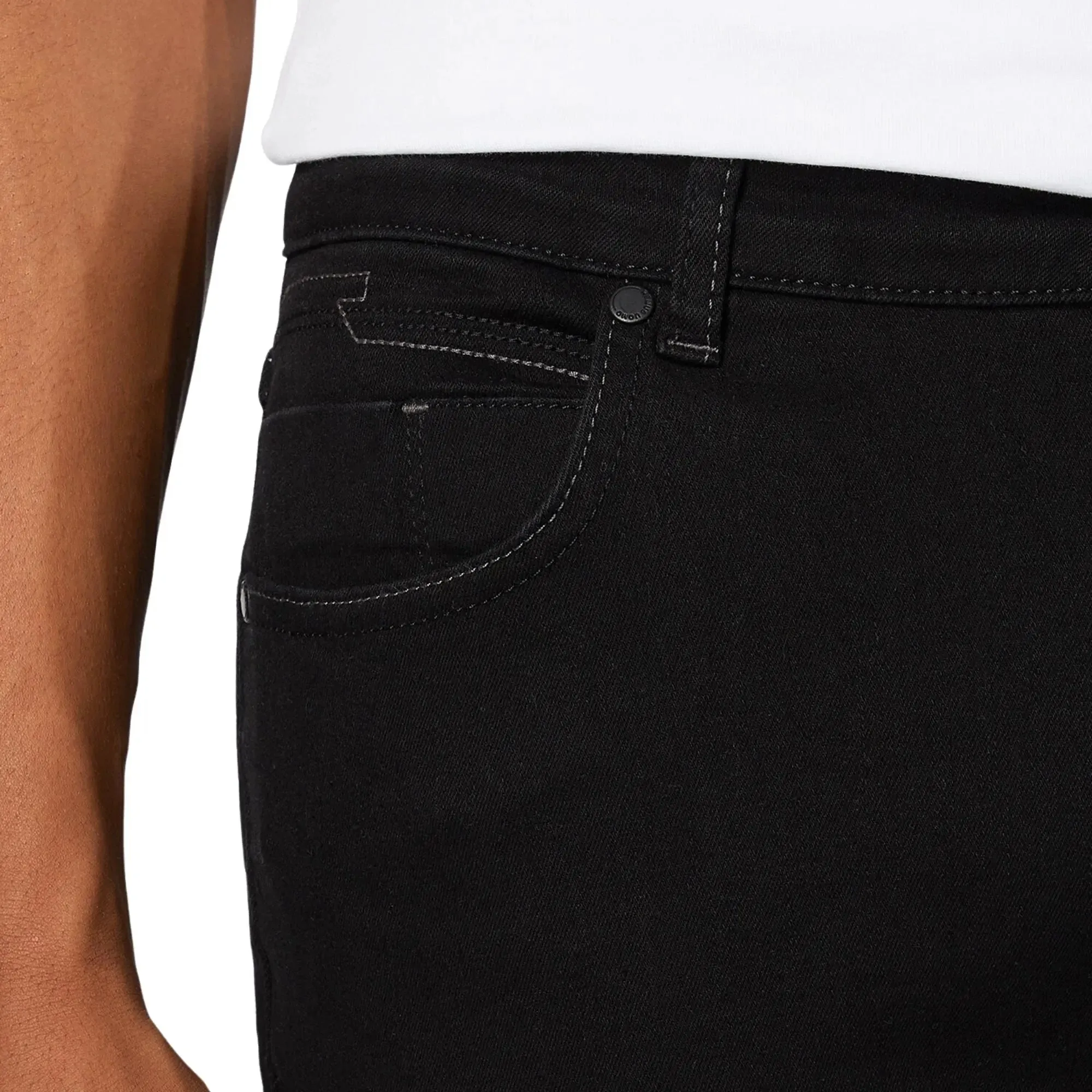 Apollo Power Stretch Slim Jeans - Black Denim