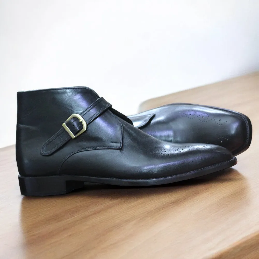Black Jodhpurs Ankle Boots – Stylish Comfort by Posh Foot Wears