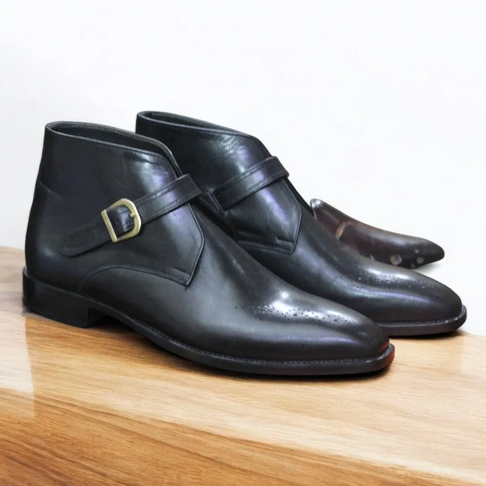 Black Jodhpurs Ankle Boots – Stylish Comfort by Posh Foot Wears