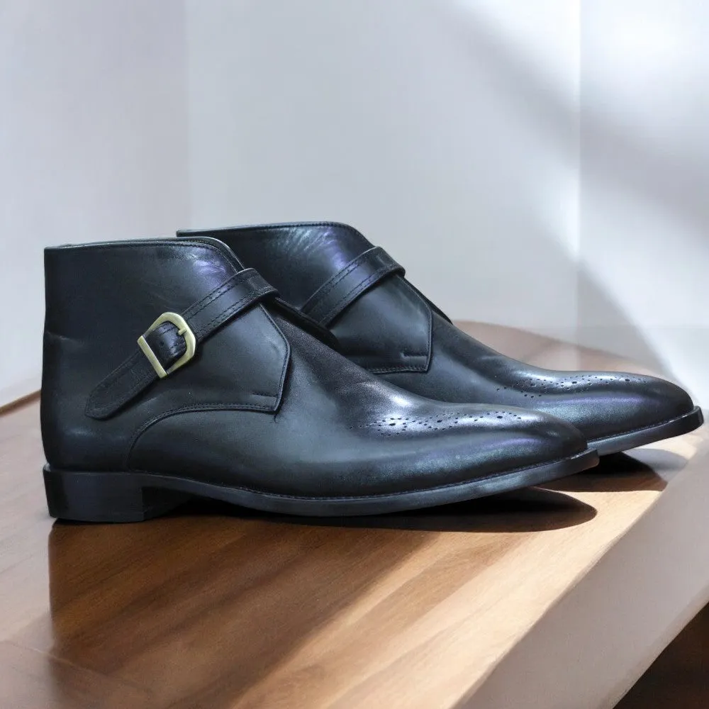 Black Jodhpurs Ankle Boots – Stylish Comfort by Posh Foot Wears