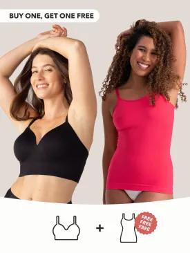 Buy 1, Get 1 FREE: 1 Supportive Bra   1 FREE Shaper Cami
