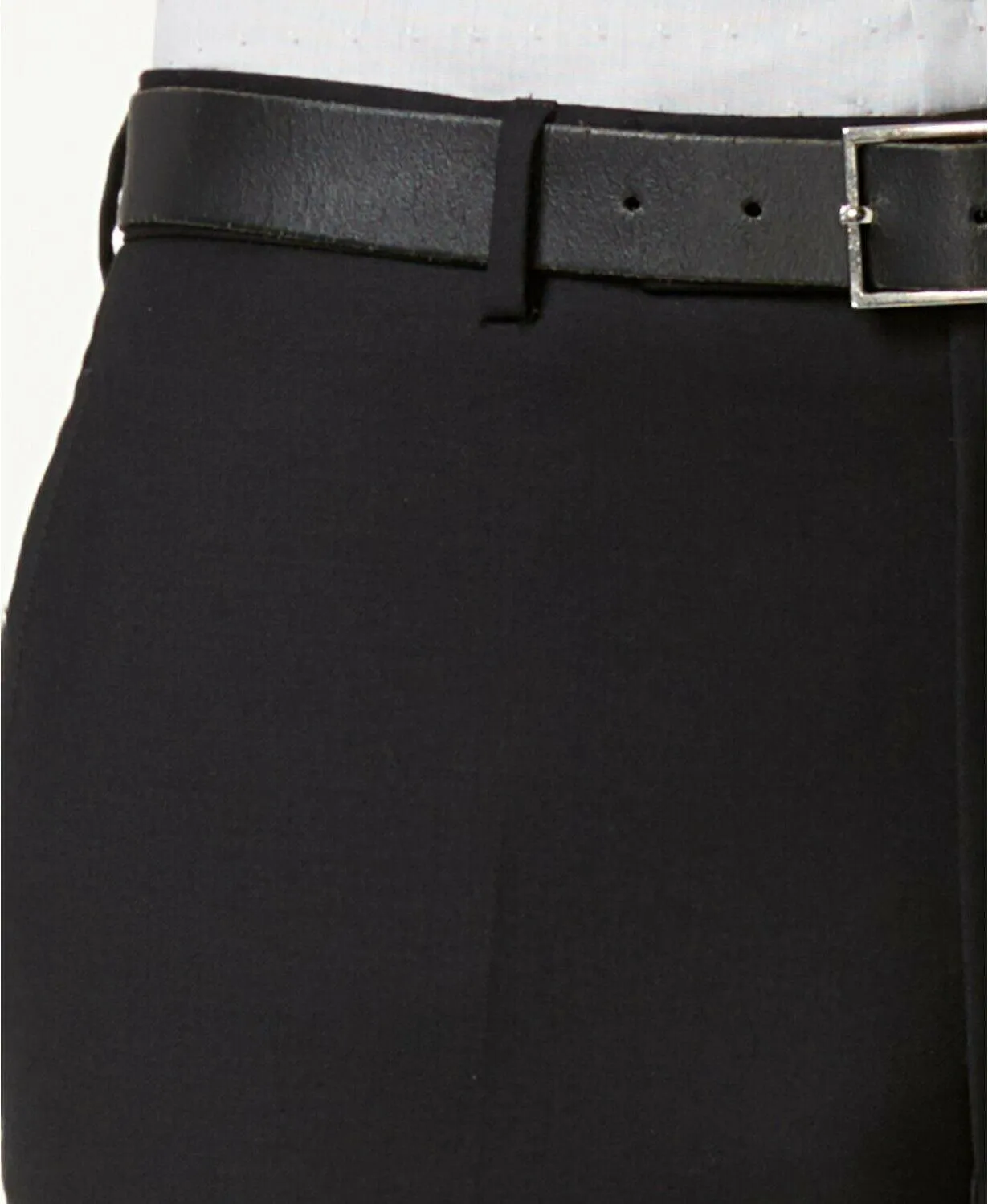 Calvin Klein Mens Skinny fit Dress Pants 30 / 32 Black Solid Stretch