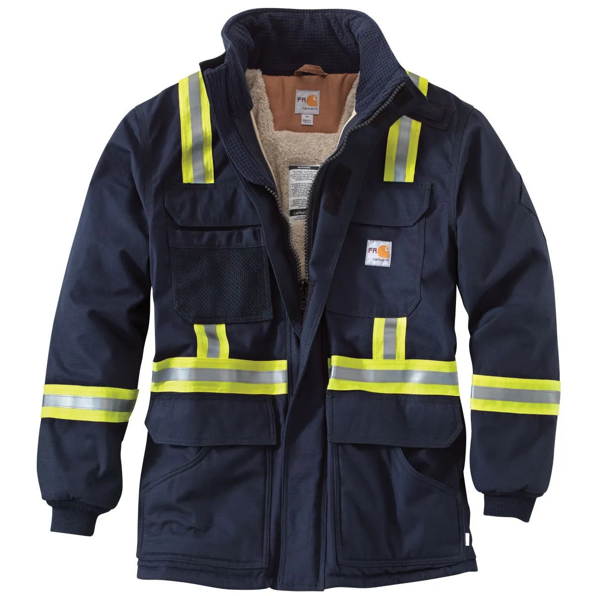Carhartt Men's Dark Navy Flame-Resistant Extremes Arctic Coat