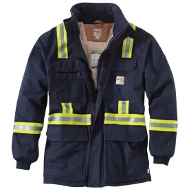 Carhartt Men's Dark Navy Flame-Resistant Extremes Arctic Coat