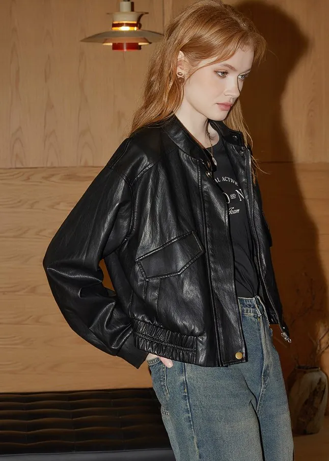 CLASSIC STANDARD LEATHER JACKET