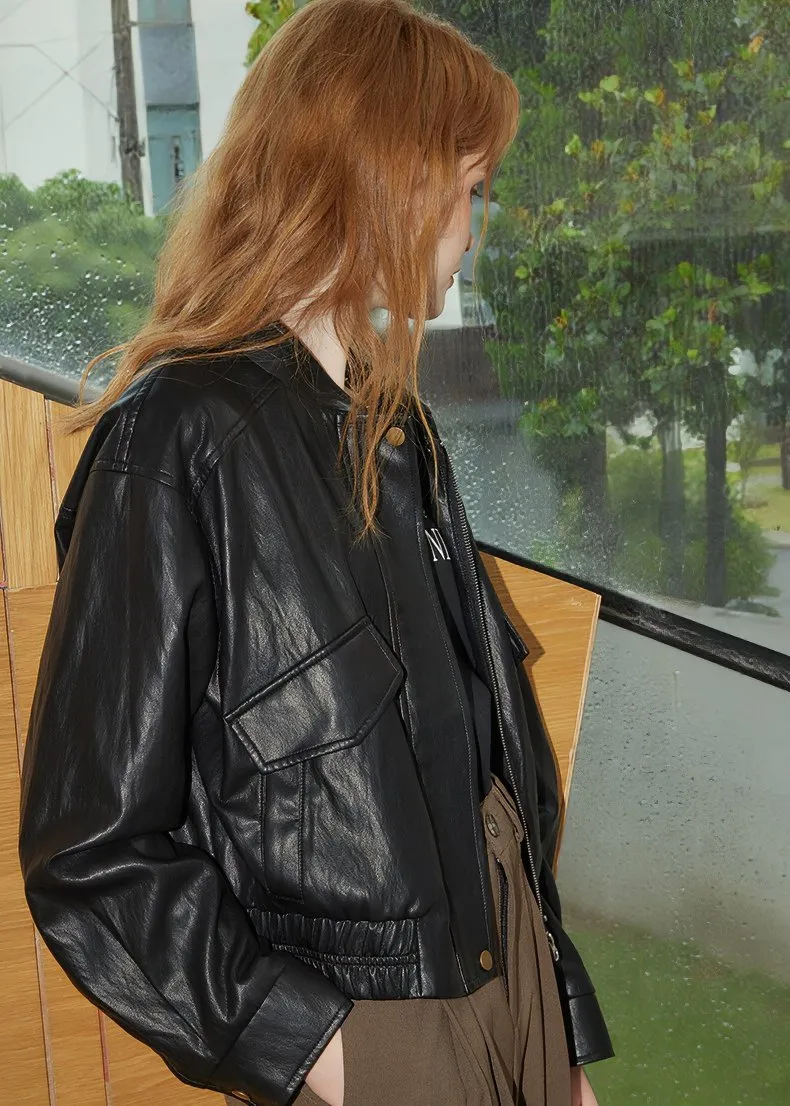 CLASSIC STANDARD LEATHER JACKET