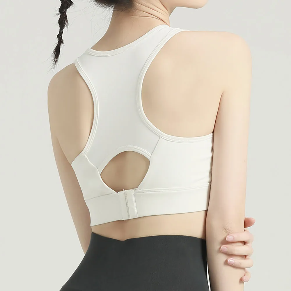 Compress & Compact Sports Workout Yoga Bra Wireless Supportive Crop Tank Tops