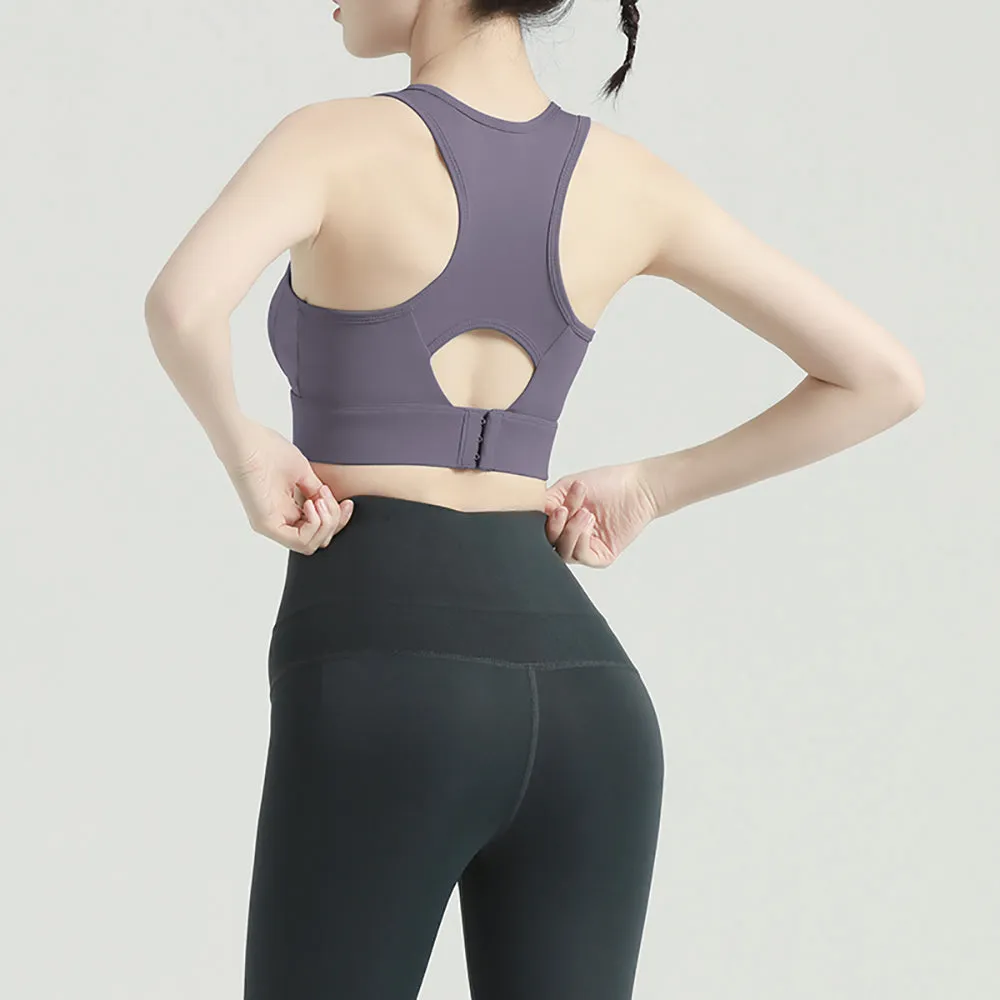 Compress & Compact Sports Workout Yoga Bra Wireless Supportive Crop Tank Tops
