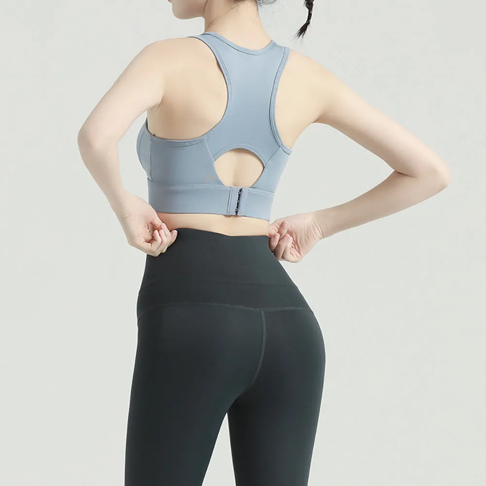 Compress & Compact Sports Workout Yoga Bra Wireless Supportive Crop Tank Tops