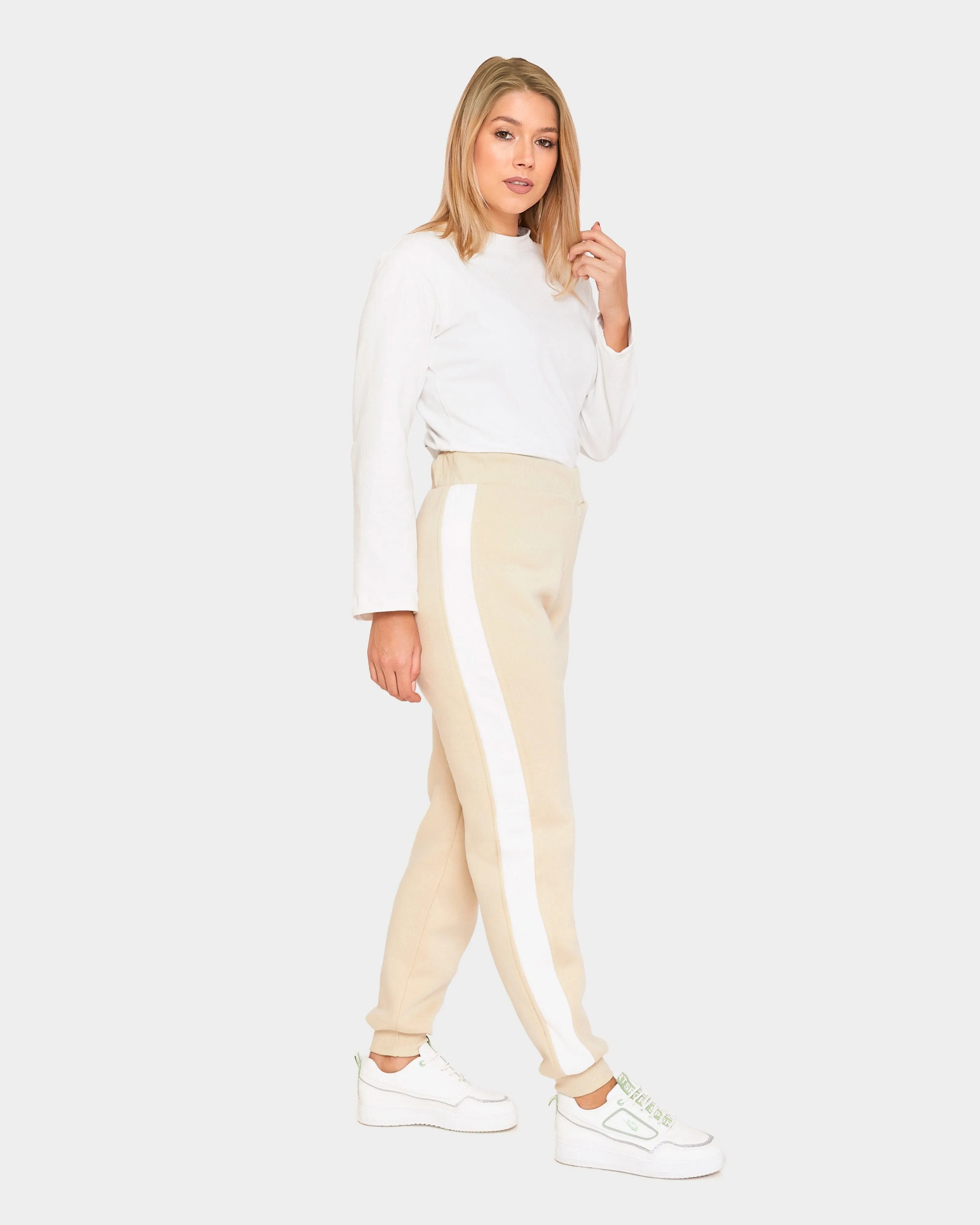 Contrast Side Sweatpants