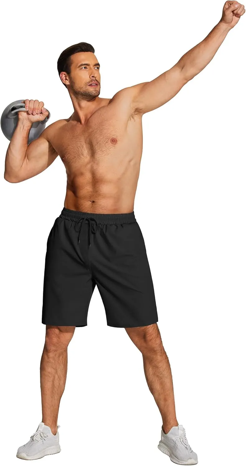 COOFANDY Men's 3 Pack Athletic Running Shorts Gym Workout Short Quick Dry Sports Short with Pockets