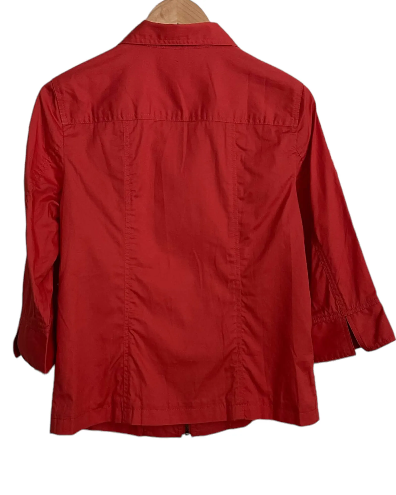 Dark Autumn Toasted Orange Twill Jacket