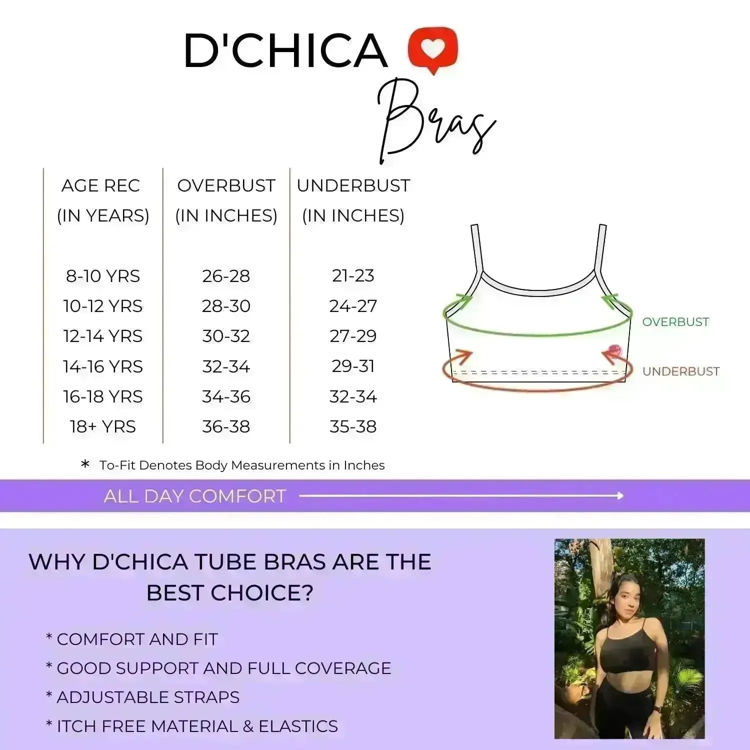 Double-Layer Thin Strap Cotton Sports Bra | Non-Padded Starter Bra | Printed Bra