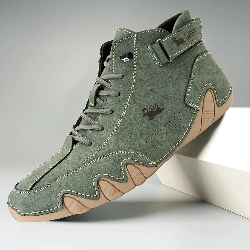High-Quality Leather Sneakers: Comfortable Casual Shoes for Men