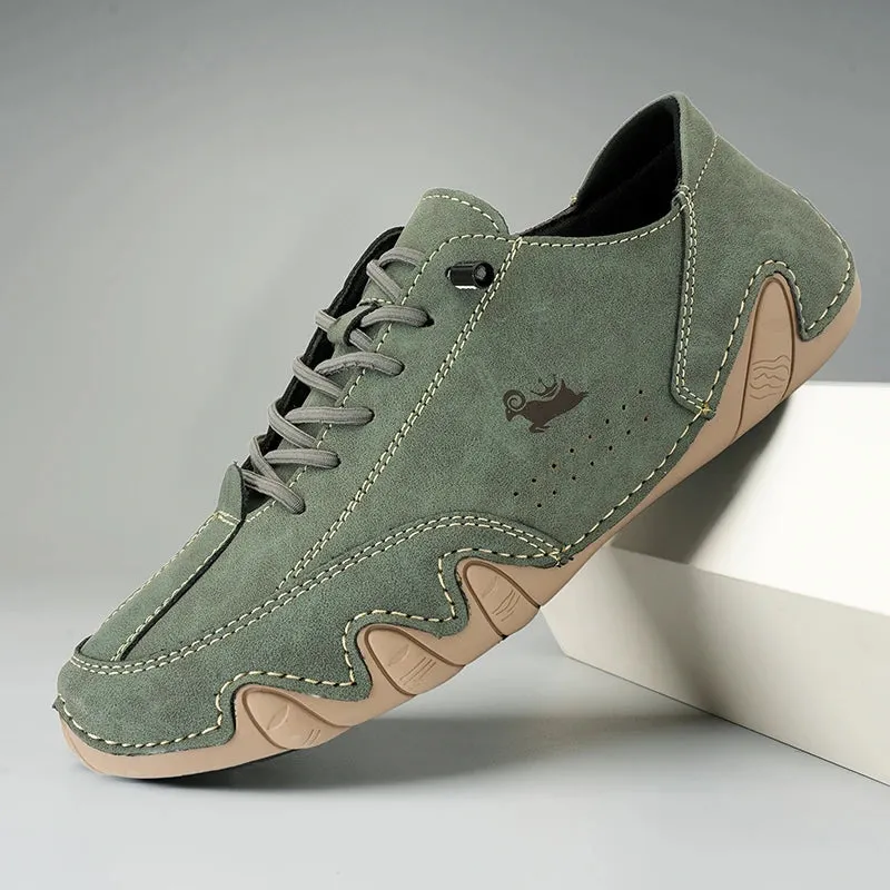 High-Quality Leather Sneakers: Comfortable Casual Shoes for Men