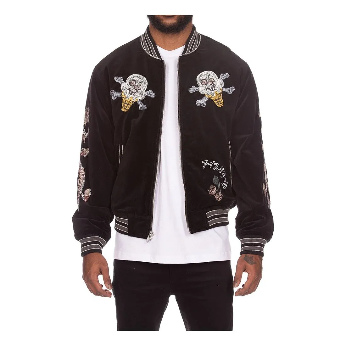 Ice Cream "Skull Island" Black Jacket (431-9402)