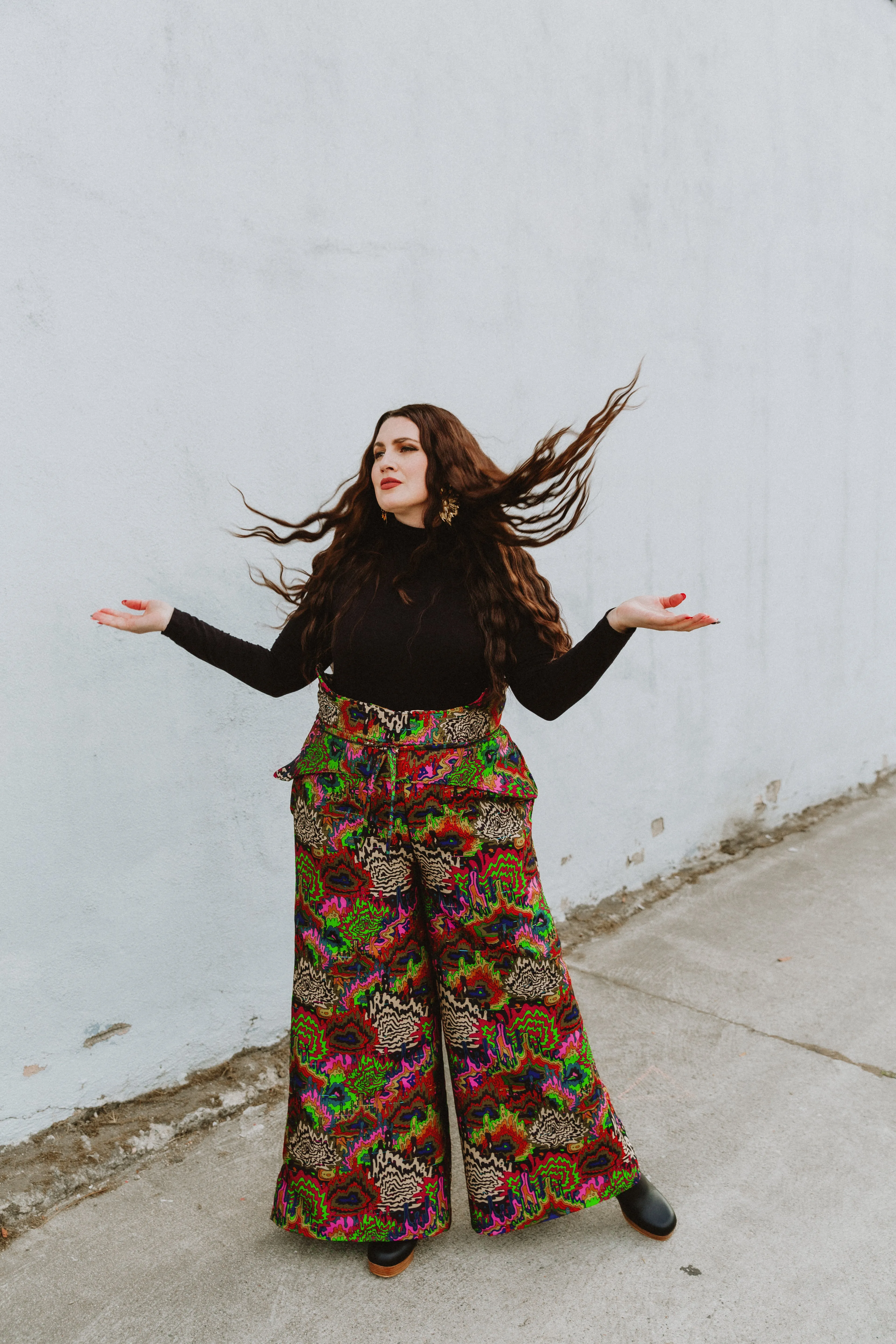 Jacquard Pants in “Punk Picasso"