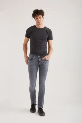 Leo - Slim Fit Stretch - Smoke Grey
