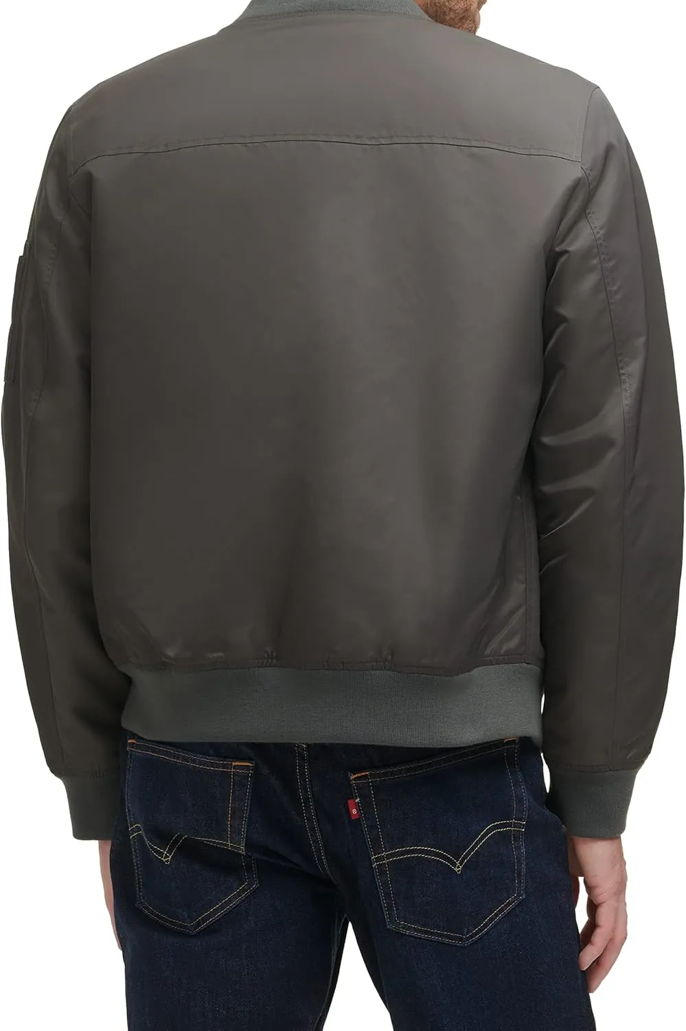 Levi's Men's Flight Satin Unfilled MA-1 Bomber Jacket