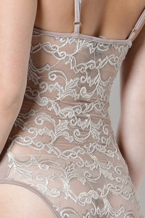 Love Lace bodysuit (beige)