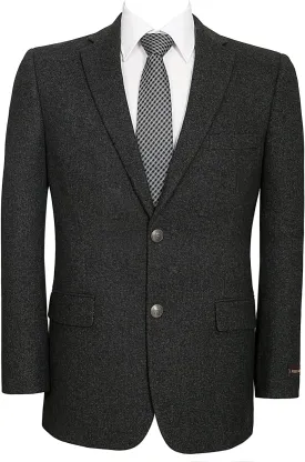 Men's Blazer Sport Coat Classic Fit Wool Blend 2 Button Business Suits Jacket