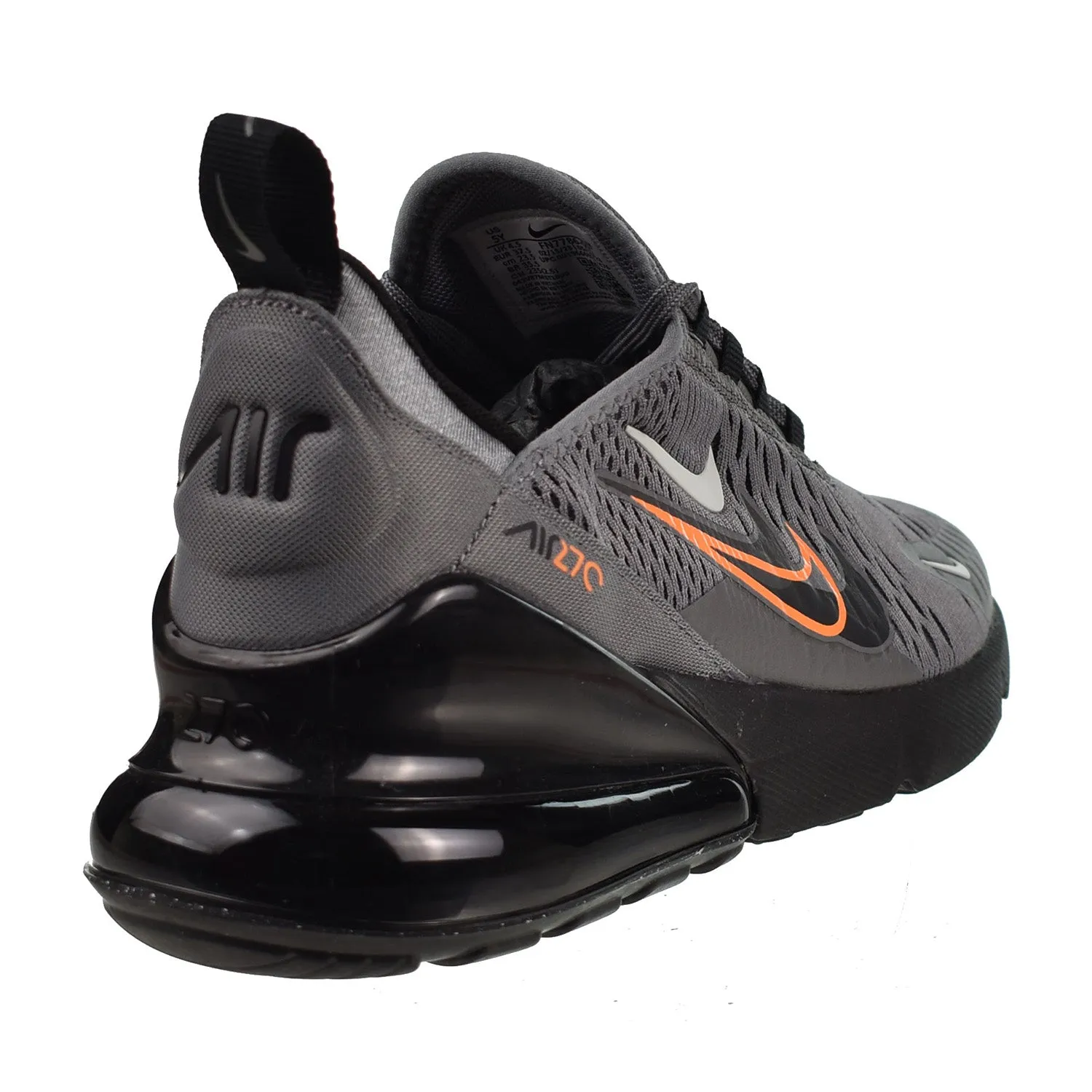 Nike Air Max 270 (GS) Big Kids' Shoes Smoke Grey-Black-Bright