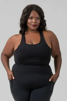 OVERLAY Y-BACK SPORTS BRA