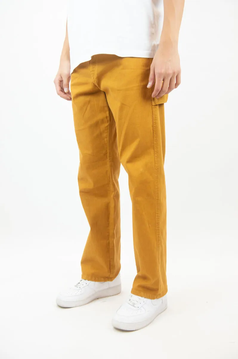 Relaxed Fit Twill Carpenter Pants | Rebel Minds