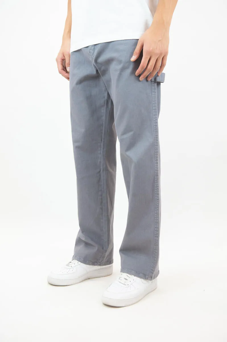 Relaxed Fit Twill Carpenter Pants | Rebel Minds