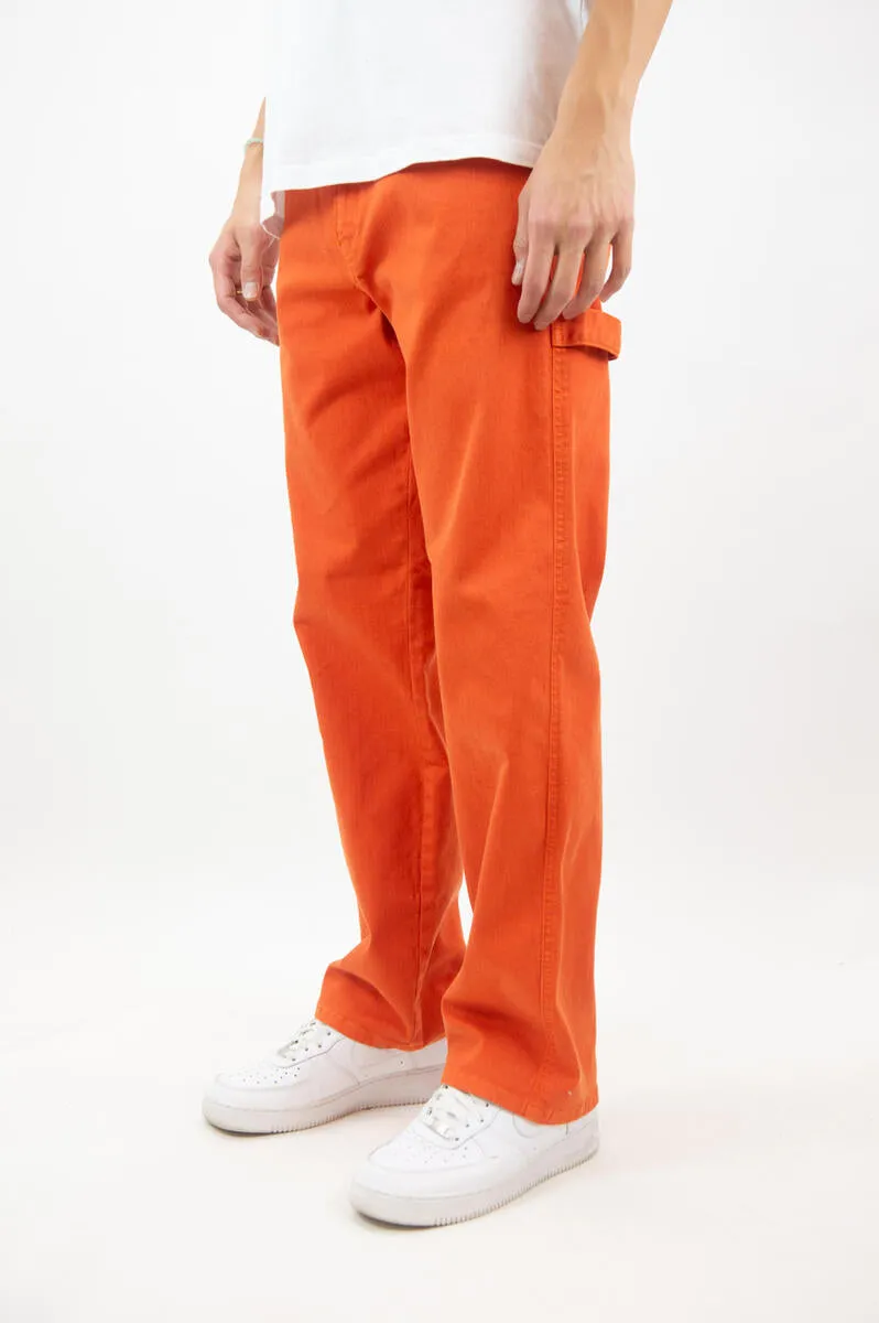 Relaxed Fit Twill Carpenter Pants | Rebel Minds