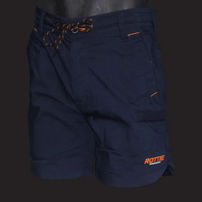 Rottie-Flex Lightweight Ripstop Elastic Waist Work Short RWS9