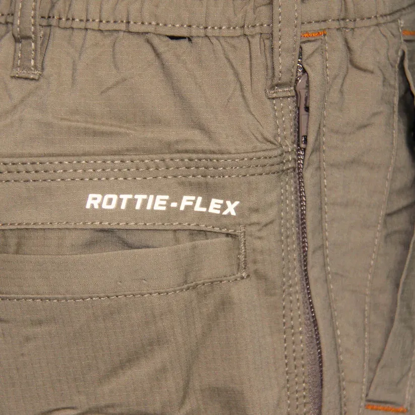 Rottie-Flex Lightweight Ripstop Elastic Waist Work Short RWS9