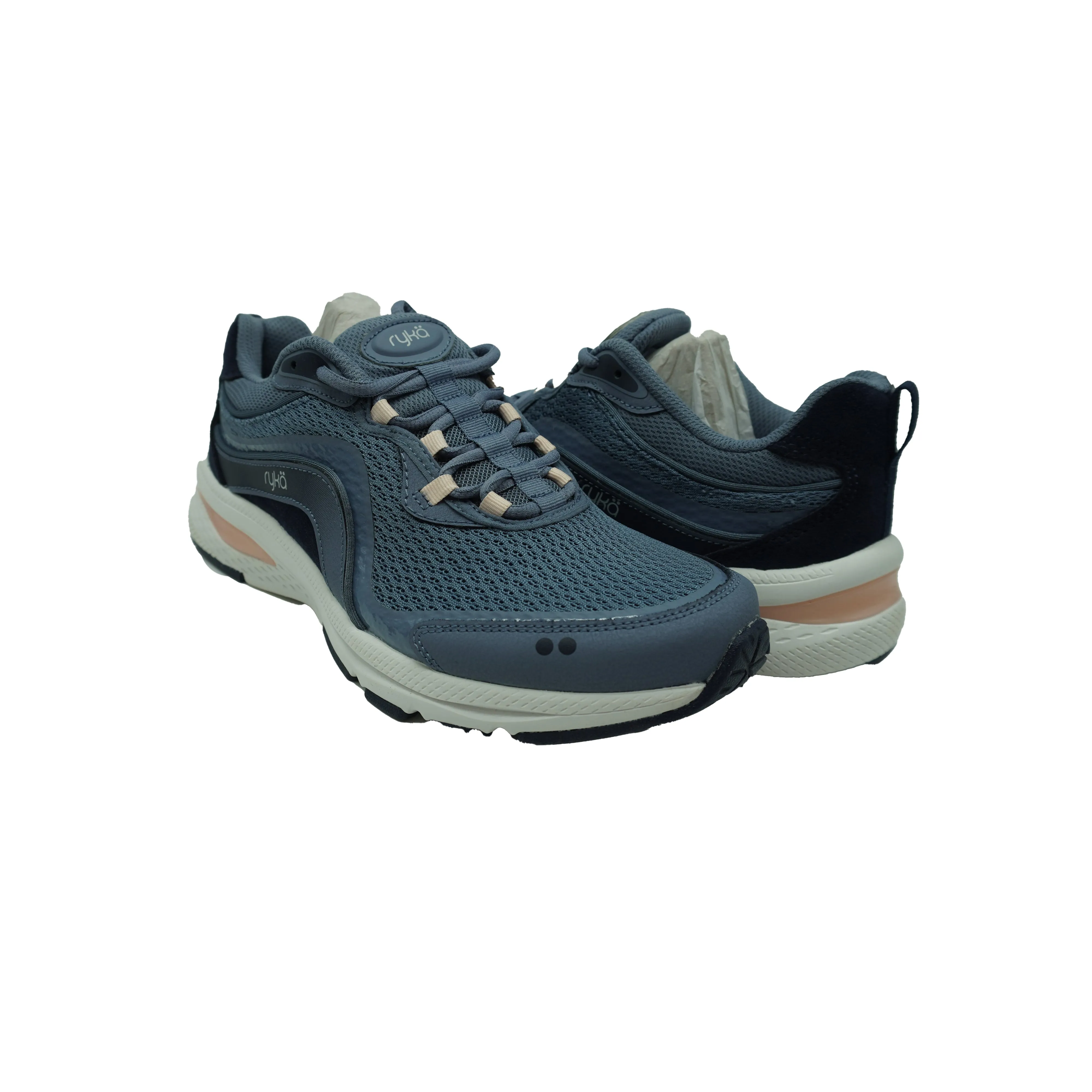 Ryka Women's Belong Athletic Shoes Blue Gray Pink Size 8.5