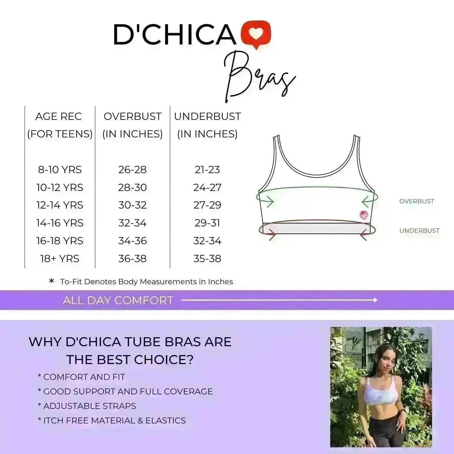 Single-Layer Broad Strap Cotton Athletic Bra | Non-Padded Beginner Bra | Printed & Solid Bra