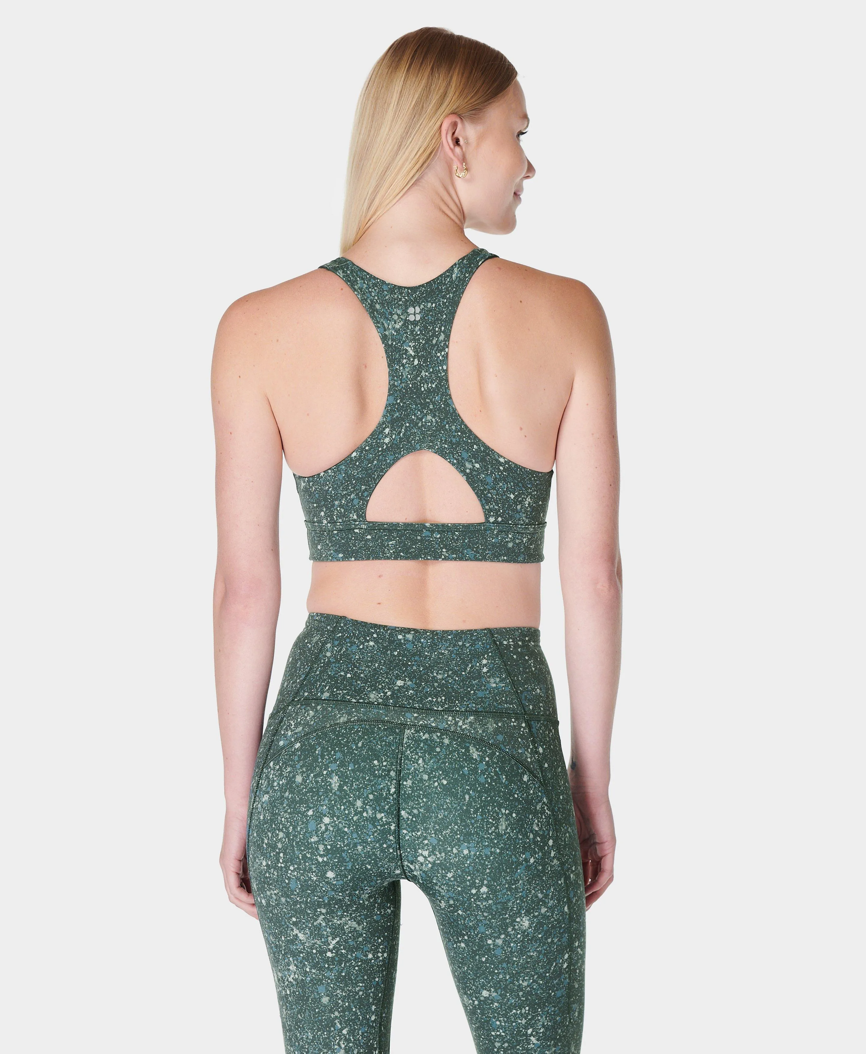 Super Soft Reversible Bra Sb8779a Greenspeckleprint-Tr