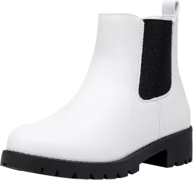 Vepose Women's 9607 Chelsea Ankle Boots Pull-On Booties for Women