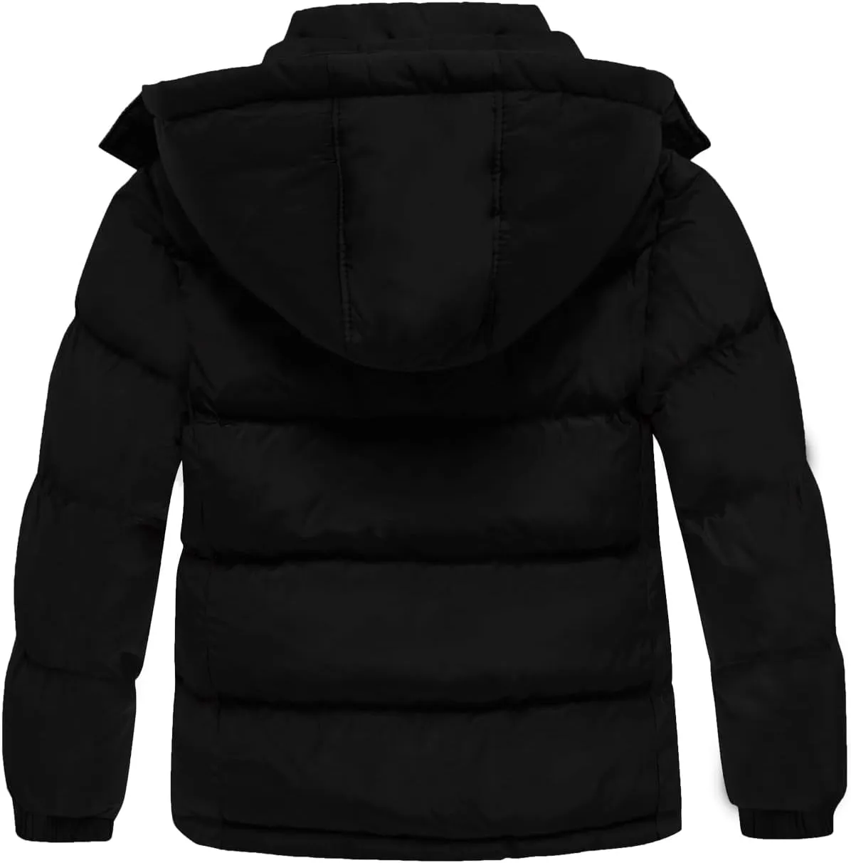 wantdo Boy's Winter Coat Warm Puffer Jacket Waterproof Parka with Hood