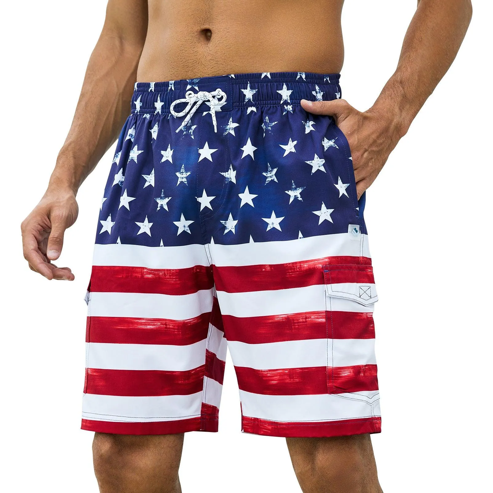 WILDBREATH Men's Quick Dry UPF 50  Lightweight Swim Trunk