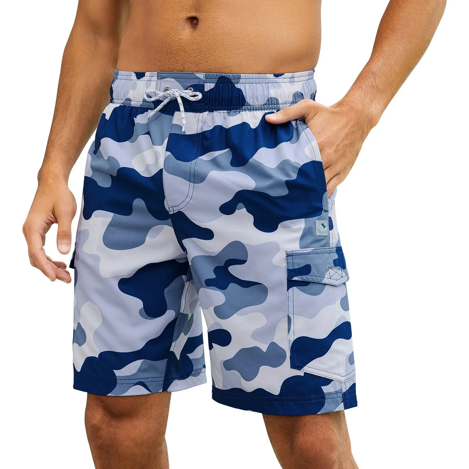 WILDBREATH Men's Quick Dry UPF 50  Lightweight Swim Trunk