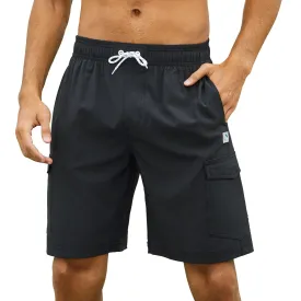 WILDBREATH Men's Quick Dry UPF 50  Lightweight Swim Trunk